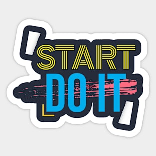 Start Do It Sticker